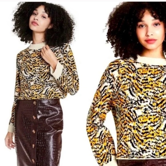 Rachel Come Animal Print Sweater - Picture 6 of 13